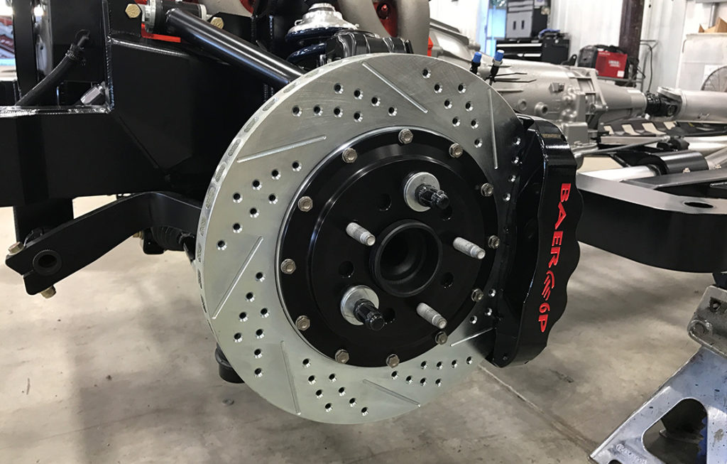 Baer 6 piston brake kit installed by Goolsby Customs Service department