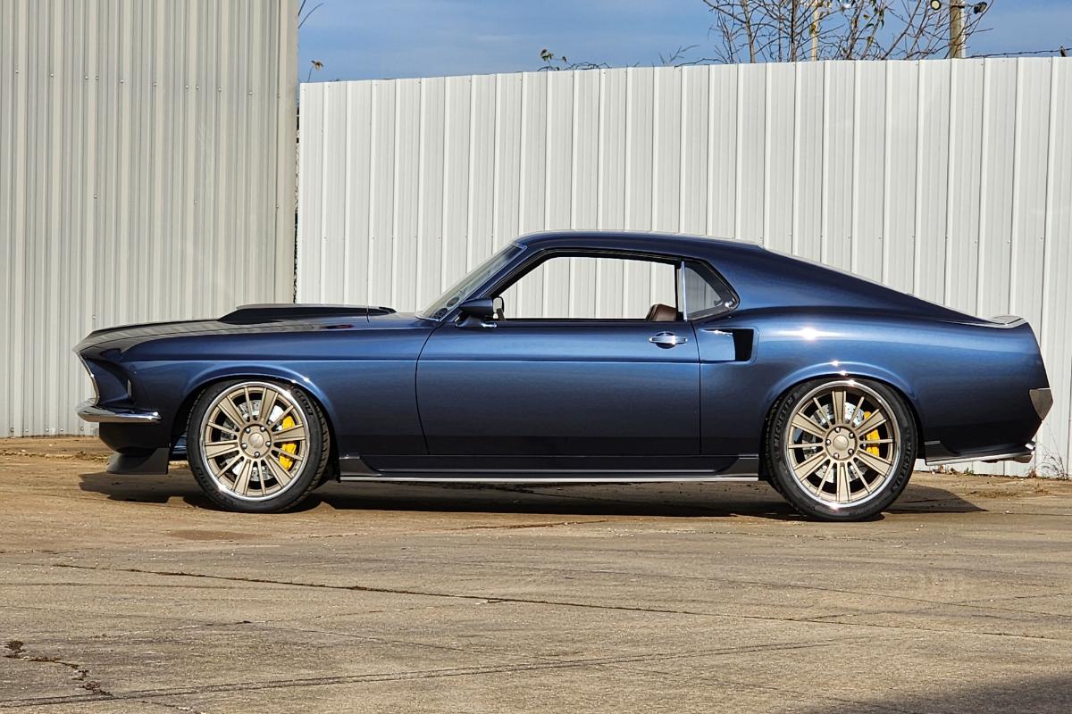 Custom supercharged 1969 Fastback Mustang Restomod Muscle car