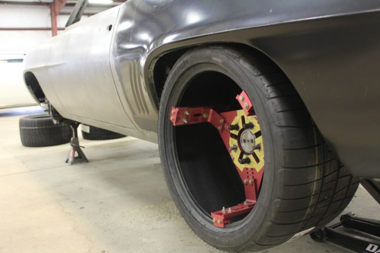 Custom 1969 Camaro Hot rod wheels and tire fitment