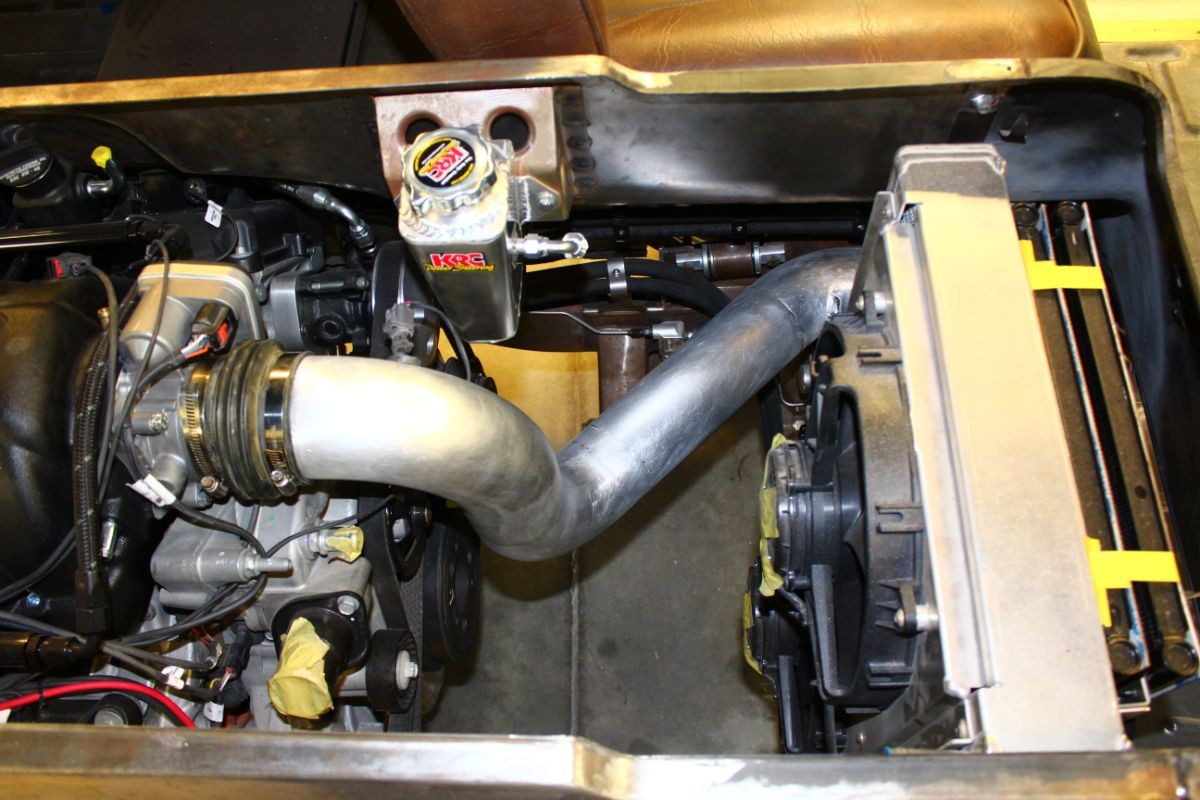 Custom 1969 Dodge A 108 Hemi Van build engine fabrication and parts installation