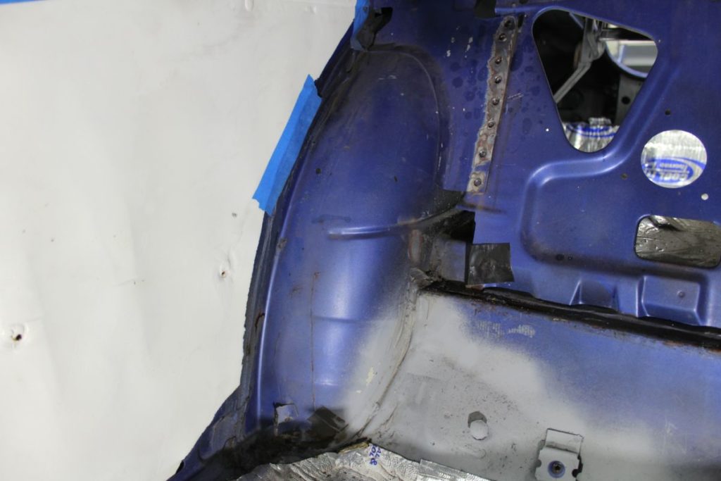 Custom 1969 Chevrolet Chevelle Hot Rod Rear tubs fabrication and installation