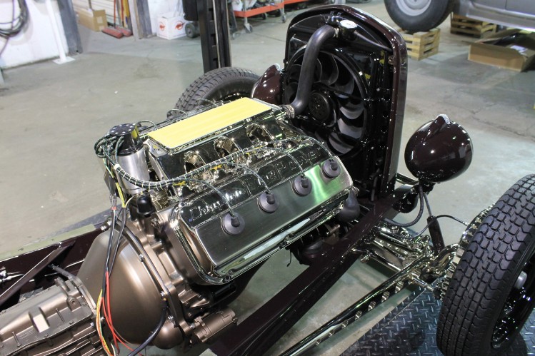 Custom 1932 Ford 3 Window Coupe during the build process