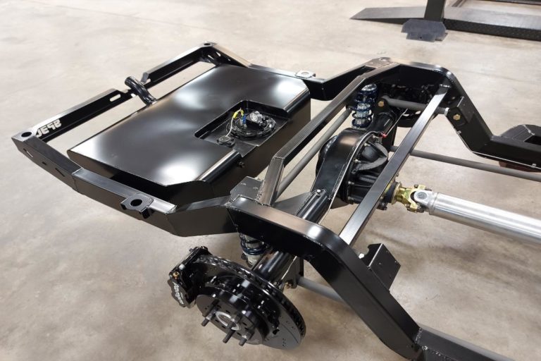 Custom 1969 SS Chevelle Pro Touring muscle car powder coated Roadster Shop Chassis and parts installation