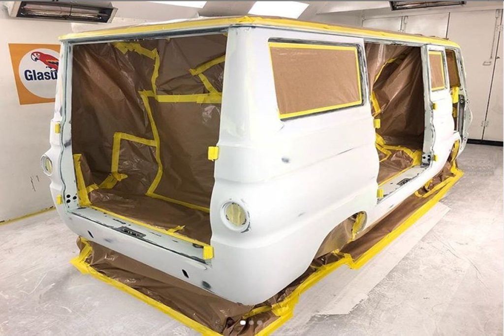 Custom 1969 Dodge A 108 Hemi Van build Primer