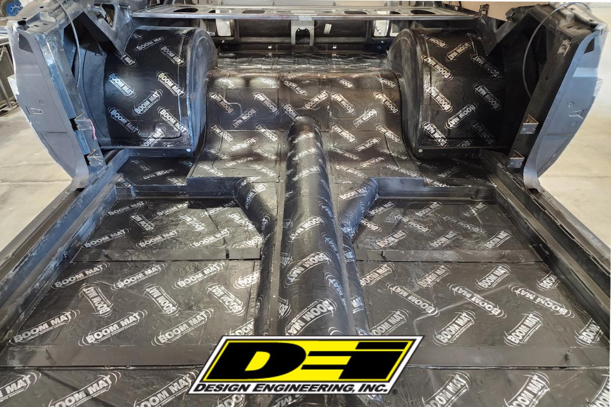 DEI Boom mat Heat and Noise deadening products in Custom 69 Mustang