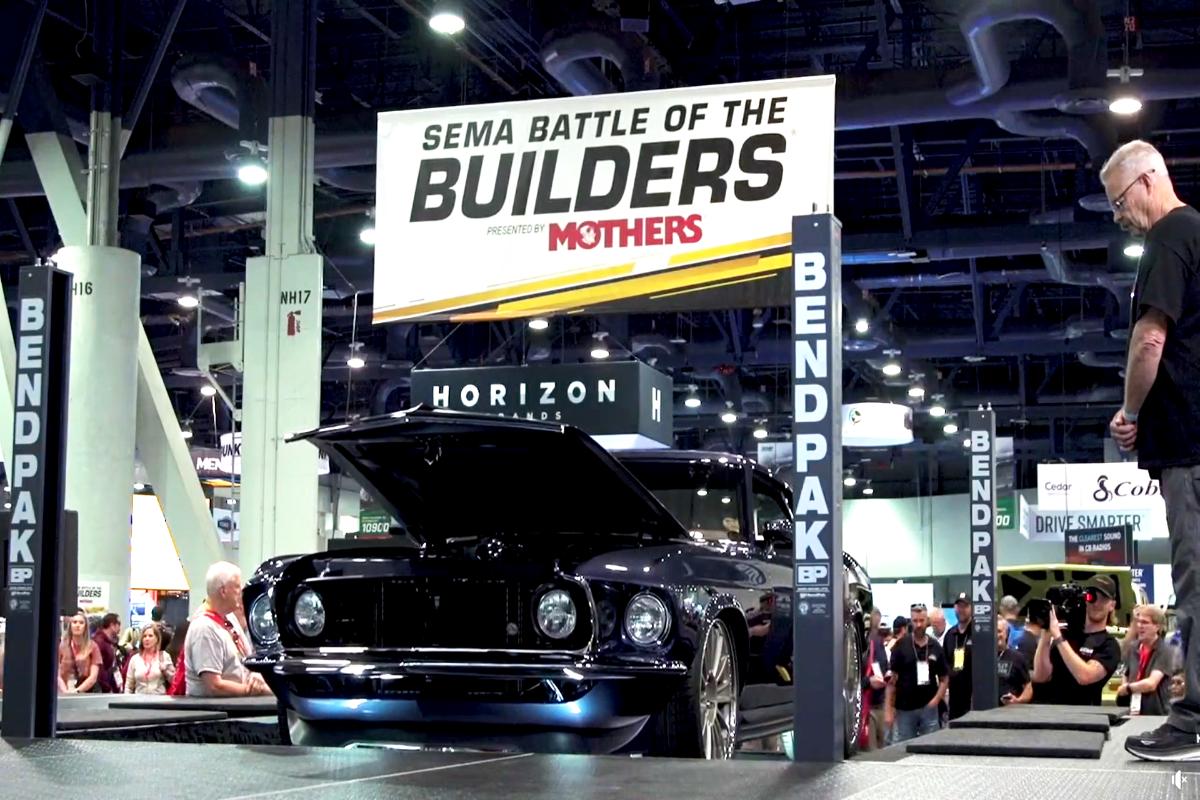 Custom supercharged 1969 Fastback Mustang sema Battle of the builders