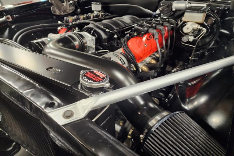 Black 1969 SS Camaro 454 LSX protouring restomod classic muscle car