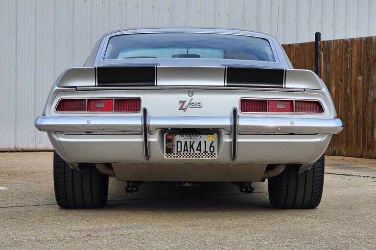 Silver 1969 Z28 Camaro Supercharged LT4 protouring restomod classic muscle car