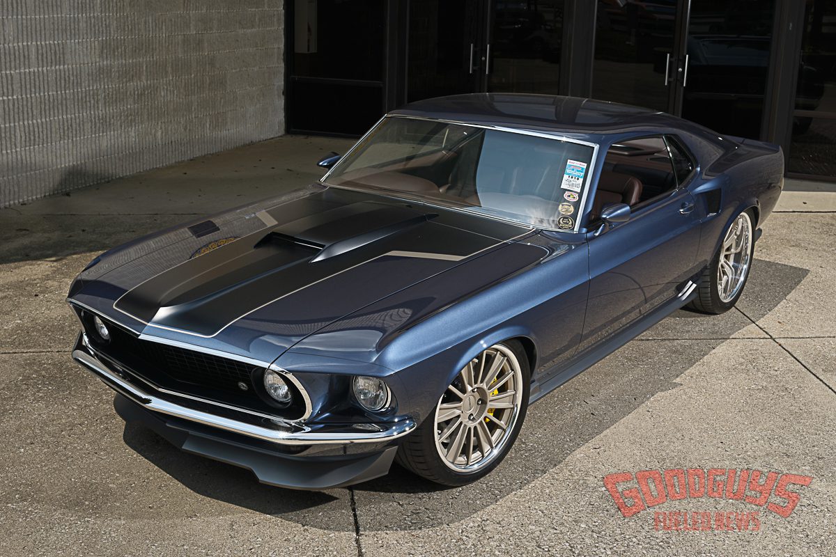 Goolsby Customs supercharged coyote 1969 Fastback Mustang FuelCurve News Goodguys