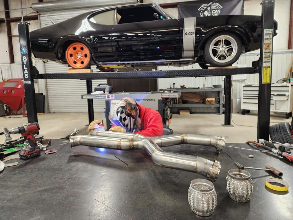 Custom 1969 442 Olds Vintage Restomod muscle car
