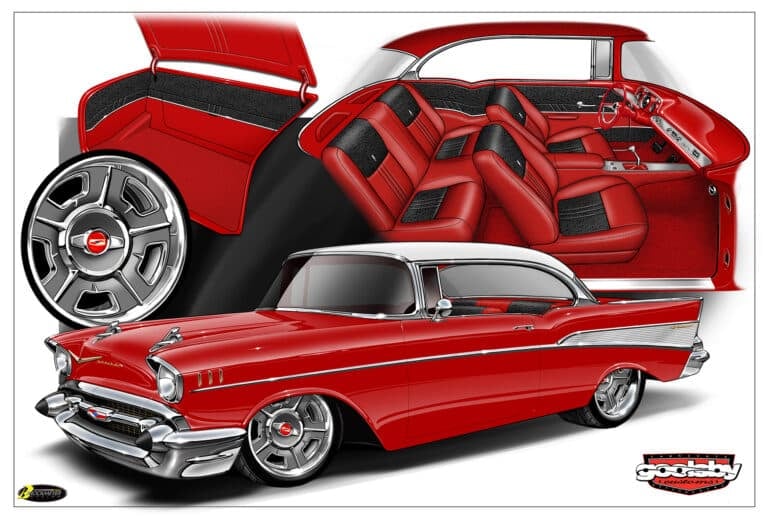 Custom Restomod 1957 Chevy Bel-Air