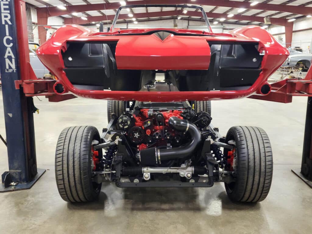 Custom classic 1967 Convertible Corvette LT4 Supercharged pro touring restomod Build