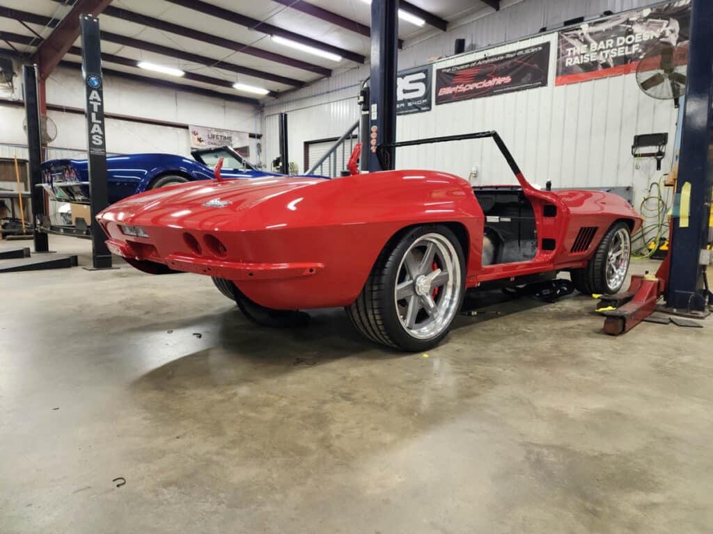 Custom classic 1967 Convertible Corvette LT4 Supercharged pro touring restomod Build