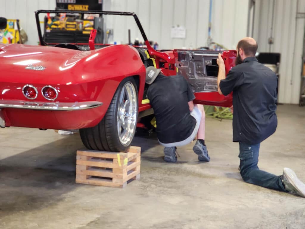 Custom classic 1967 Convertible Corvette LT4 Supercharged pro touring restomod Build