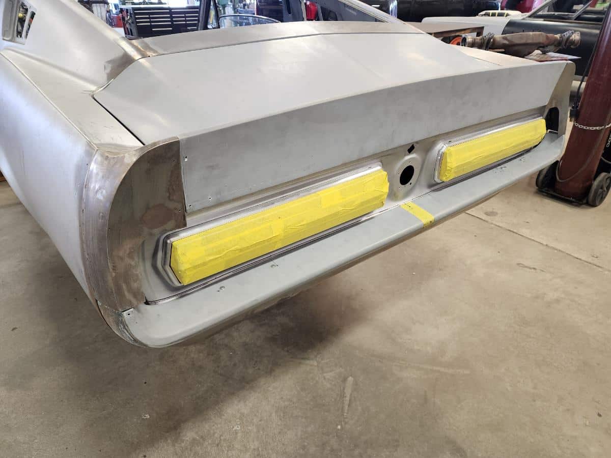 Custom 1967 Fastback Mustang Restomod Build custom rear taillights